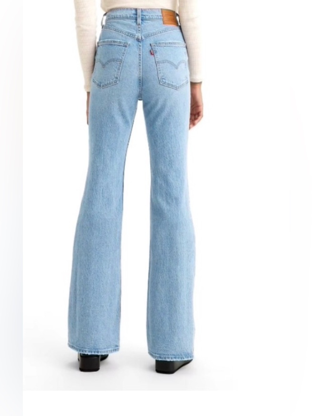 Levi"S Premium 70"S High Flare Light Blue Jeans Size 27x30 View 2
